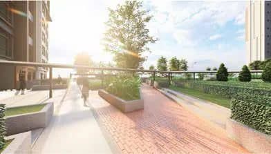 Daya 1 Residences landscaped walkway and outdoor corridor, Taman Daya Johor Bahru