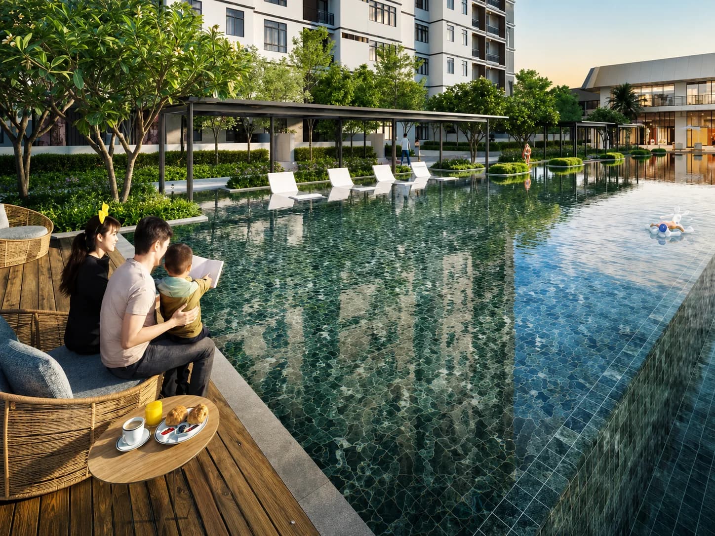KSL Nexus infinity pool and sun deck, artist impression